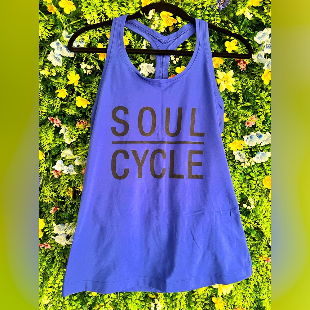 LULULEMON x SOUL CYCLE Blue Cool Racerback Tank Top - Small/Medium